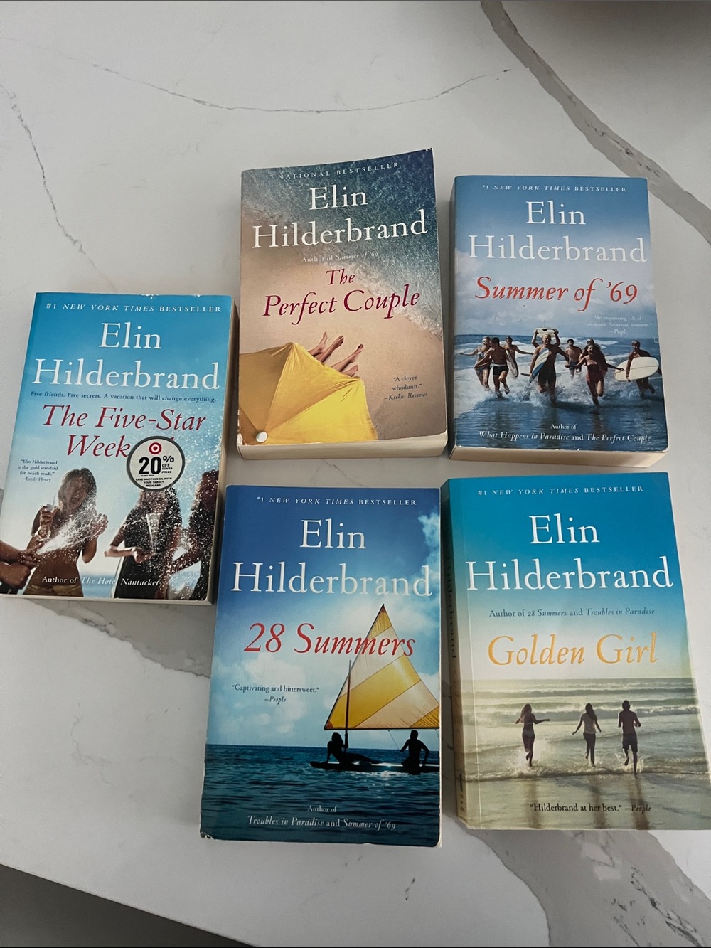 Set of 5 Paperbacks by Elin Hilderbrand